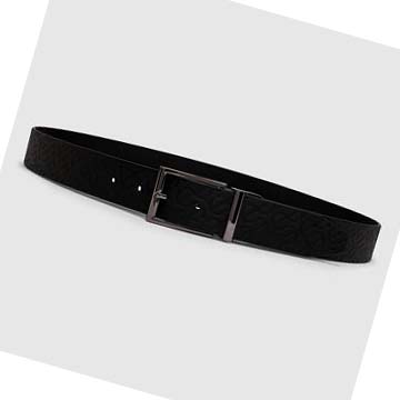 Ceintures Ecco Italian Reverse Homme Noir | FR 812UZG